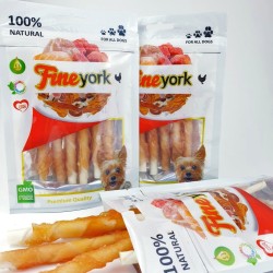 FineYork Skóra biała owinięta mięsem kurczaka 80g