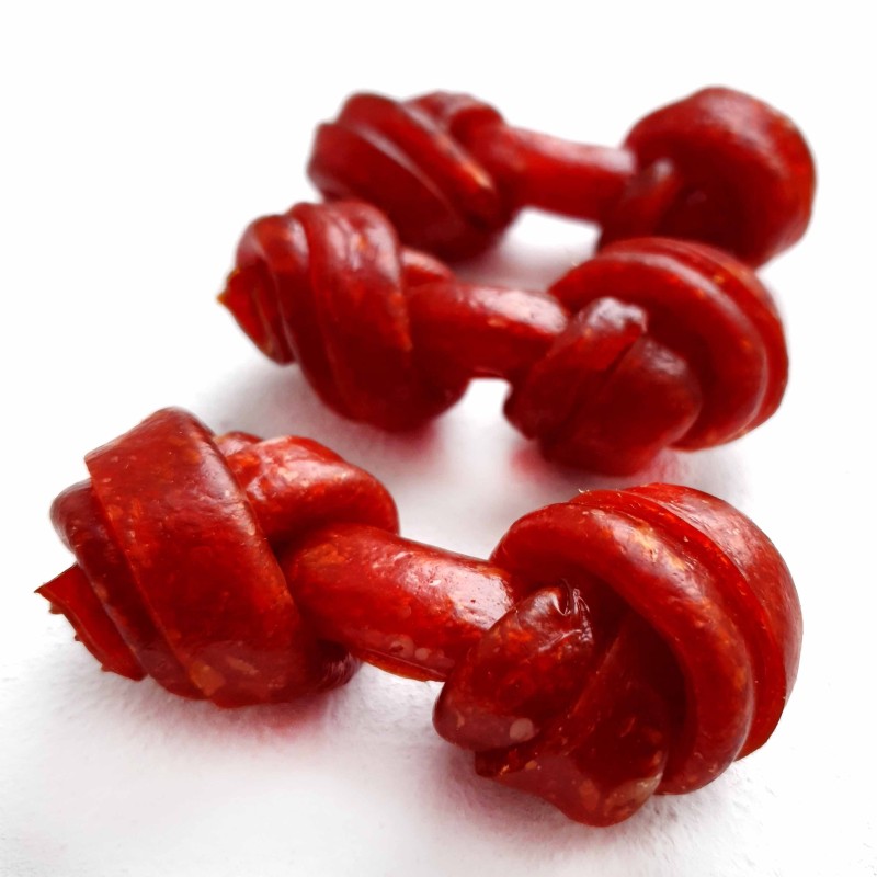 Miękki węzeł z mięsa kaczki 6cm XL 1kg