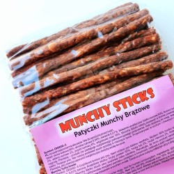 Patyczki Munchy brązowe 5" 12,5cm 100szt.