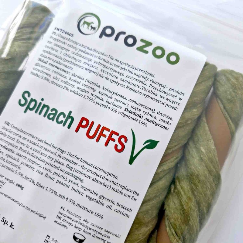 Spinach PUFFS Veggie Rolls 13cm 6szt.