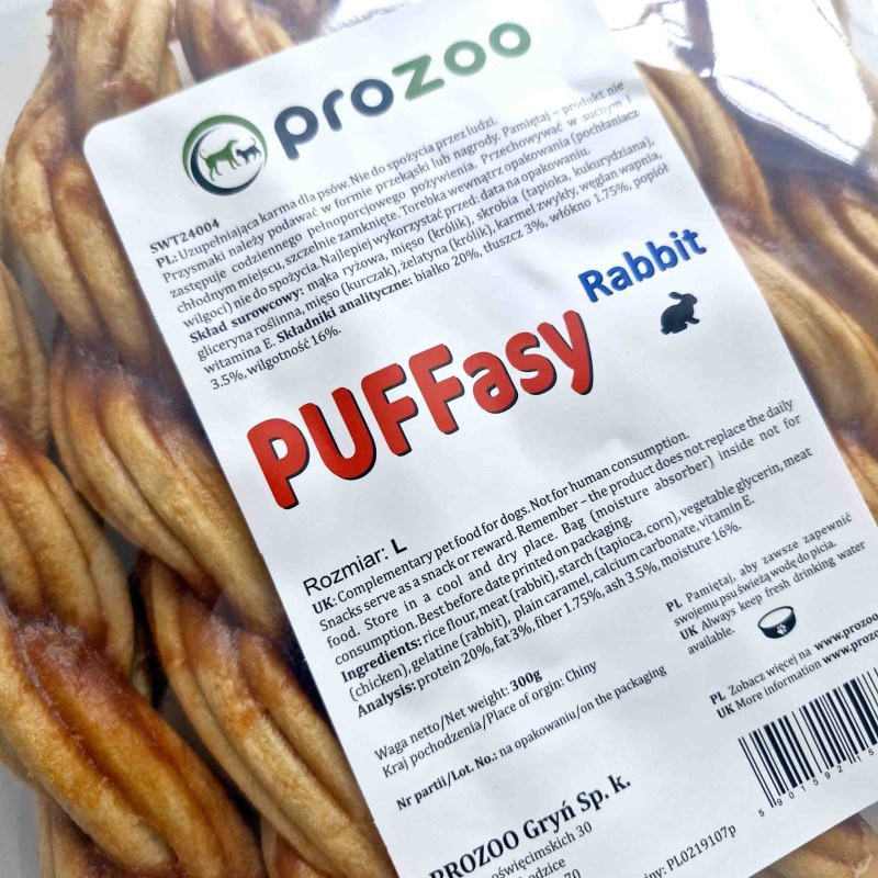 PUFFasy Rabbit Twist L 6 szt.