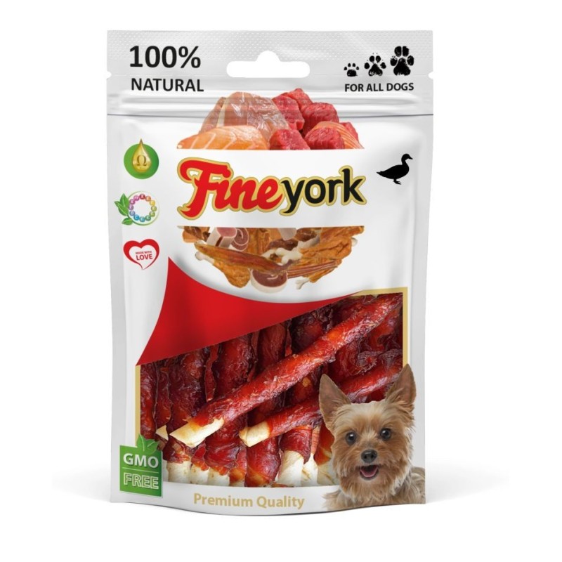 FineYork Skóra biała owinięta mięsem kaczki 80g