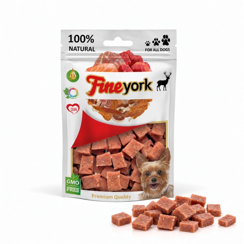 FineYork Dziczyzna w kosteczkach 80g