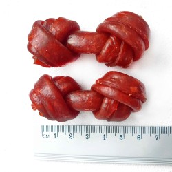 Miękki węzeł z mięsa kaczki 6cm XL 1kg