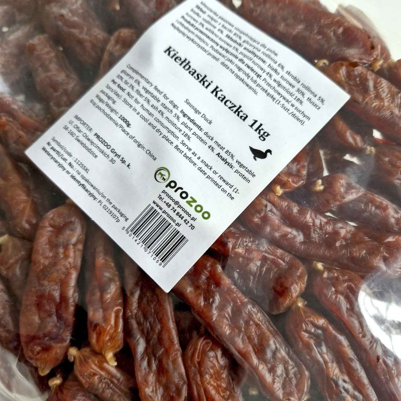 Kiełbaski Kaczka XL 1kg