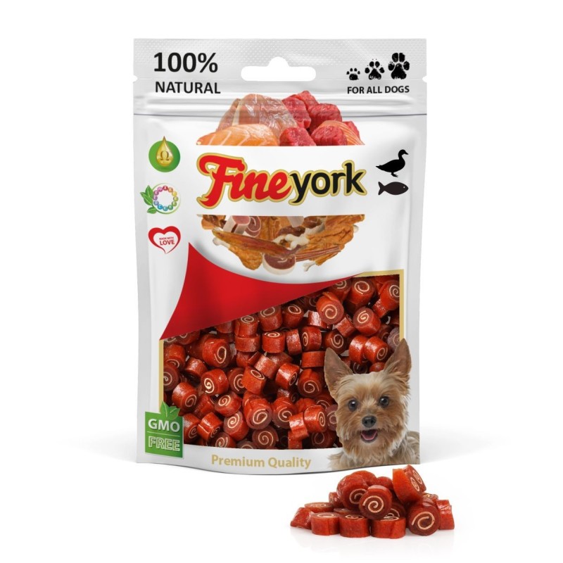 FineYork Rolki Kaczka z rybą 80g