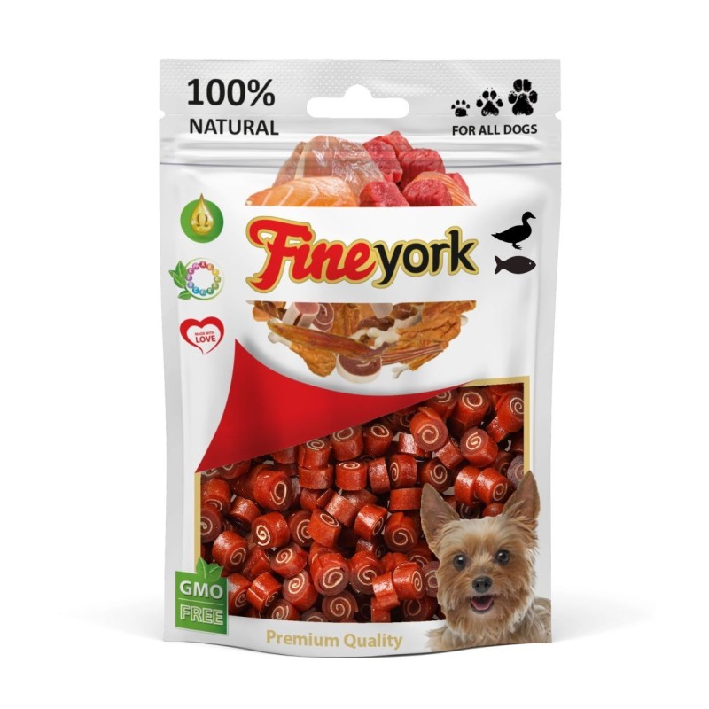 FineYork Rolki Kaczka z rybą 80g