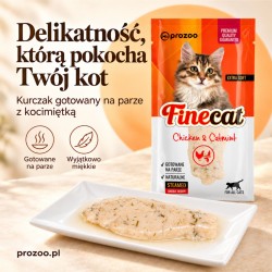 FineCat Kurczak gotowany na parze z Kocimiętką