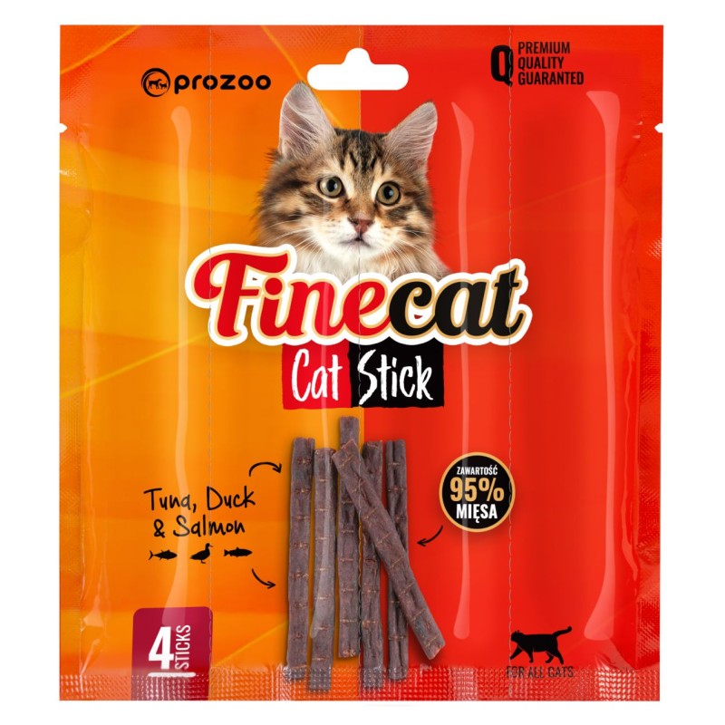 FineCat CAT STICK Kaczka Łosoś & Tuńczyk 24g