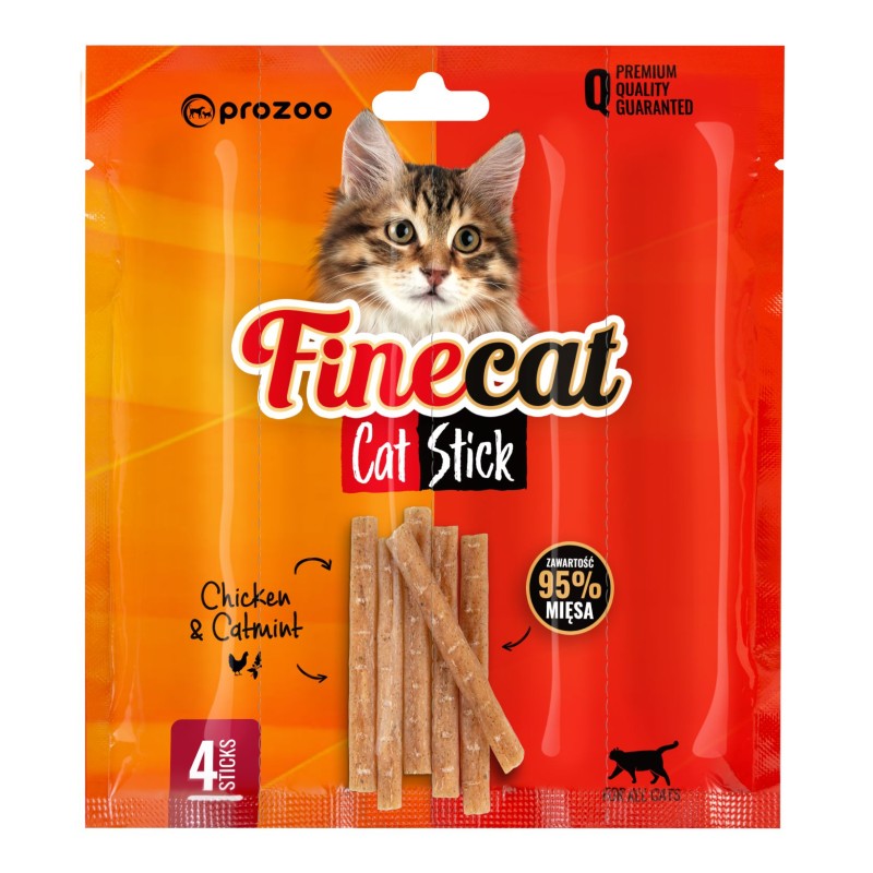 FineCat CAT STICK Kurczak & Kocimiętka 24g