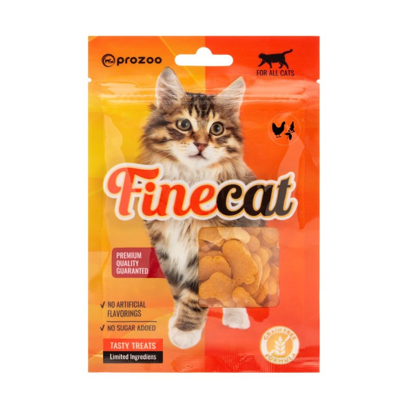 FineCat SMALL CHIPS Kurczak + Kocimiętka 50g