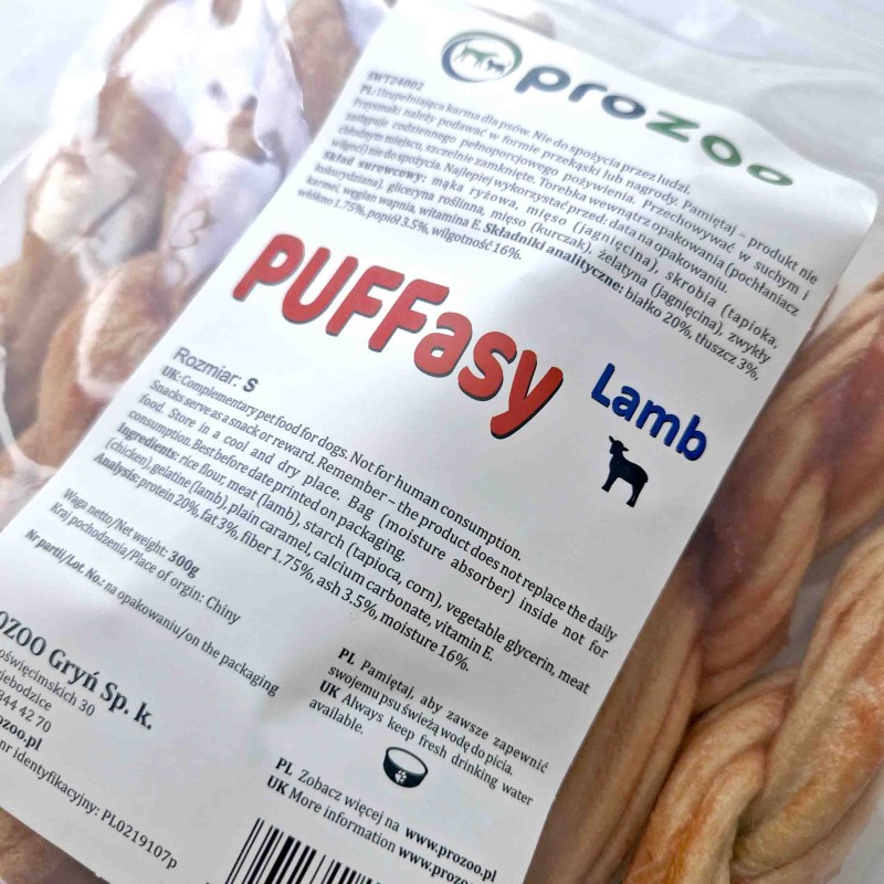 PUFFasy Lamb Twist  S 9 szt.