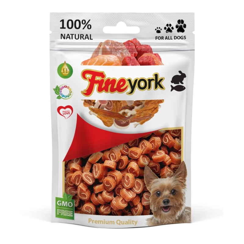 FineYork Rolki Królik z rybą 80g