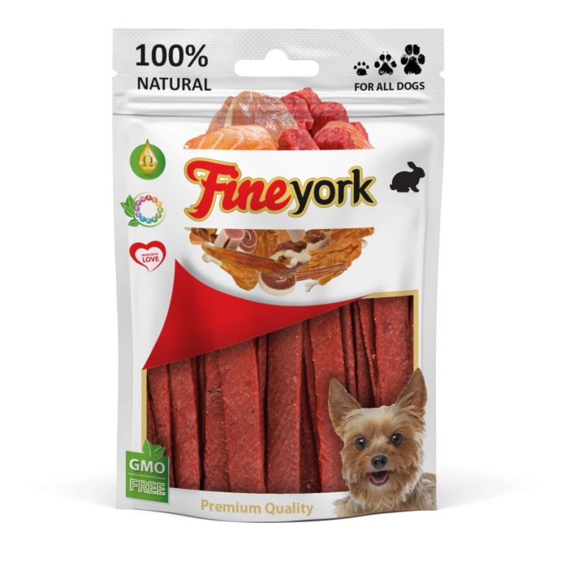 FineYork Królik Strips 80g