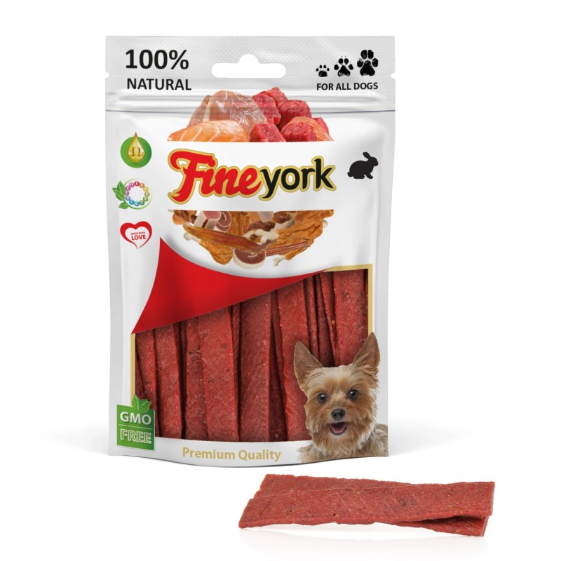 FineYork Królik Strips 80g