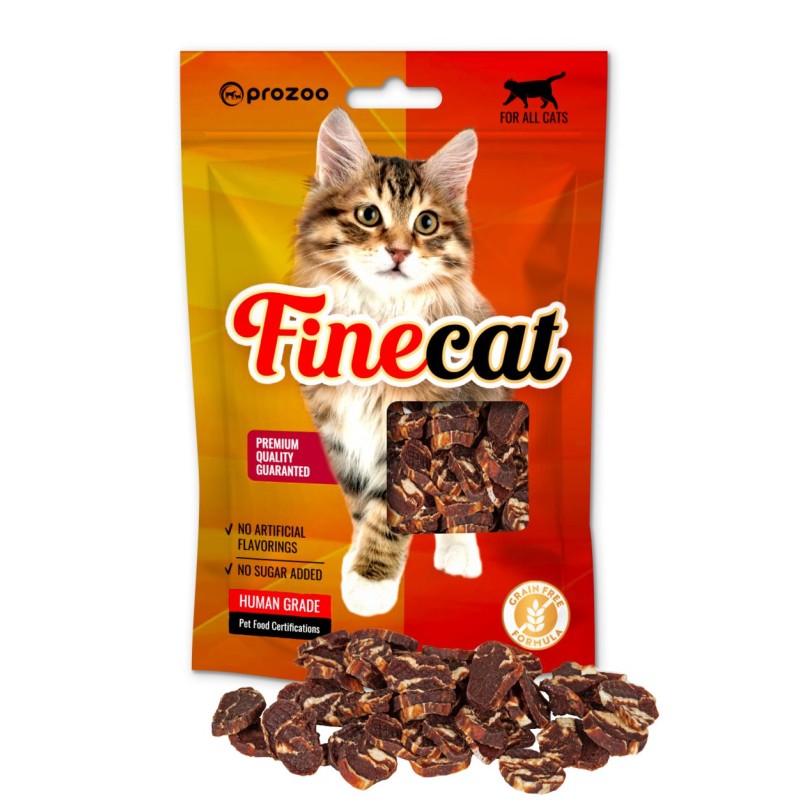 FineCat Płatki Wołowina + Kolagen 50g