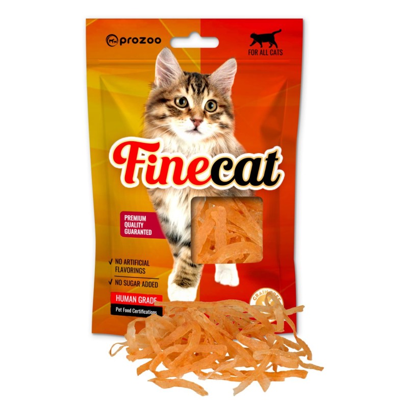FineCat Paseczki Kurczak + Krewetki 50g