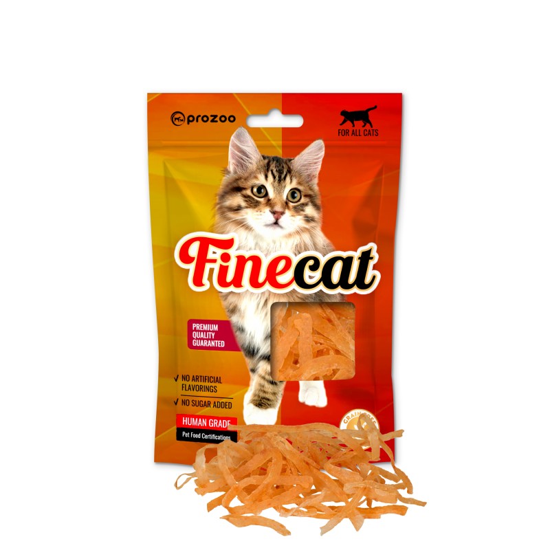 FineCat Paseczki Kurczak + Krewetki 50g