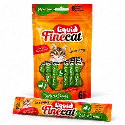 FineCat Liquid Kaczka +  kocimiętka 90g