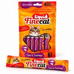 FineCat Liquid Tuńczyk + krewetki  90g