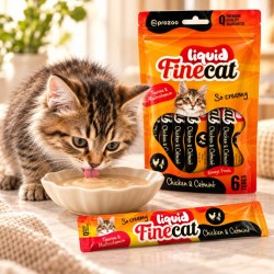 FineCat Liquid Kurczak + kocimiętka 90g