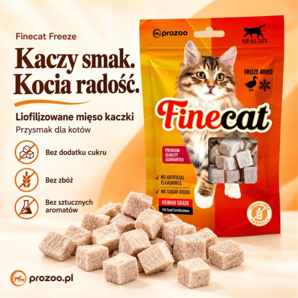FineCat Freeze Kaczka 30g